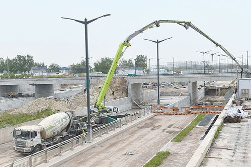 龍翔大道西延工程建設(shè)正酣